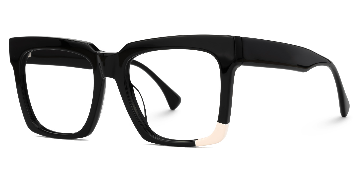 Barrios Square Black Glasses1