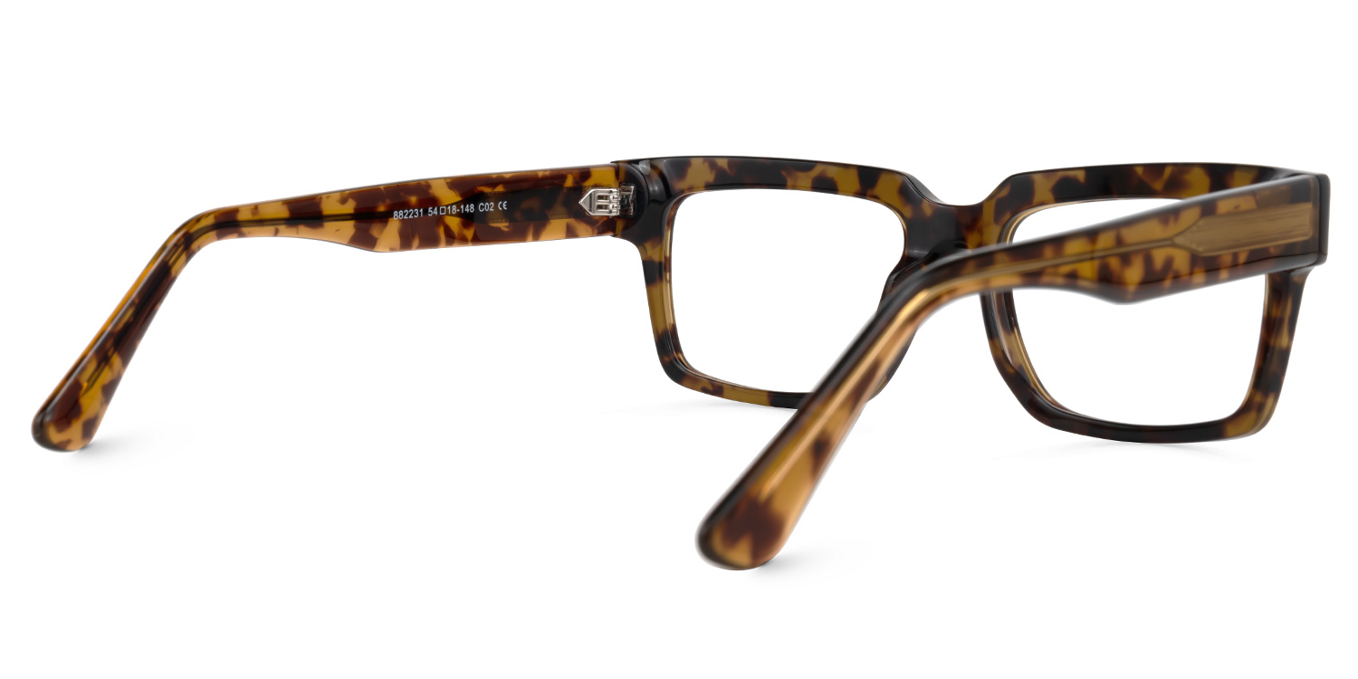Ronetta Rectangle Tortoise Glasses3