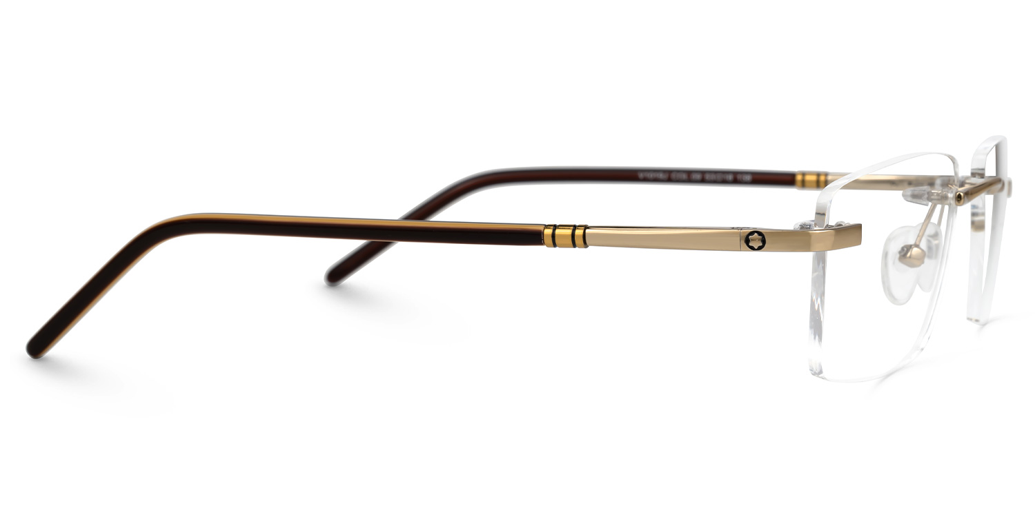 Amariliz Rectangle Brown Glasses2