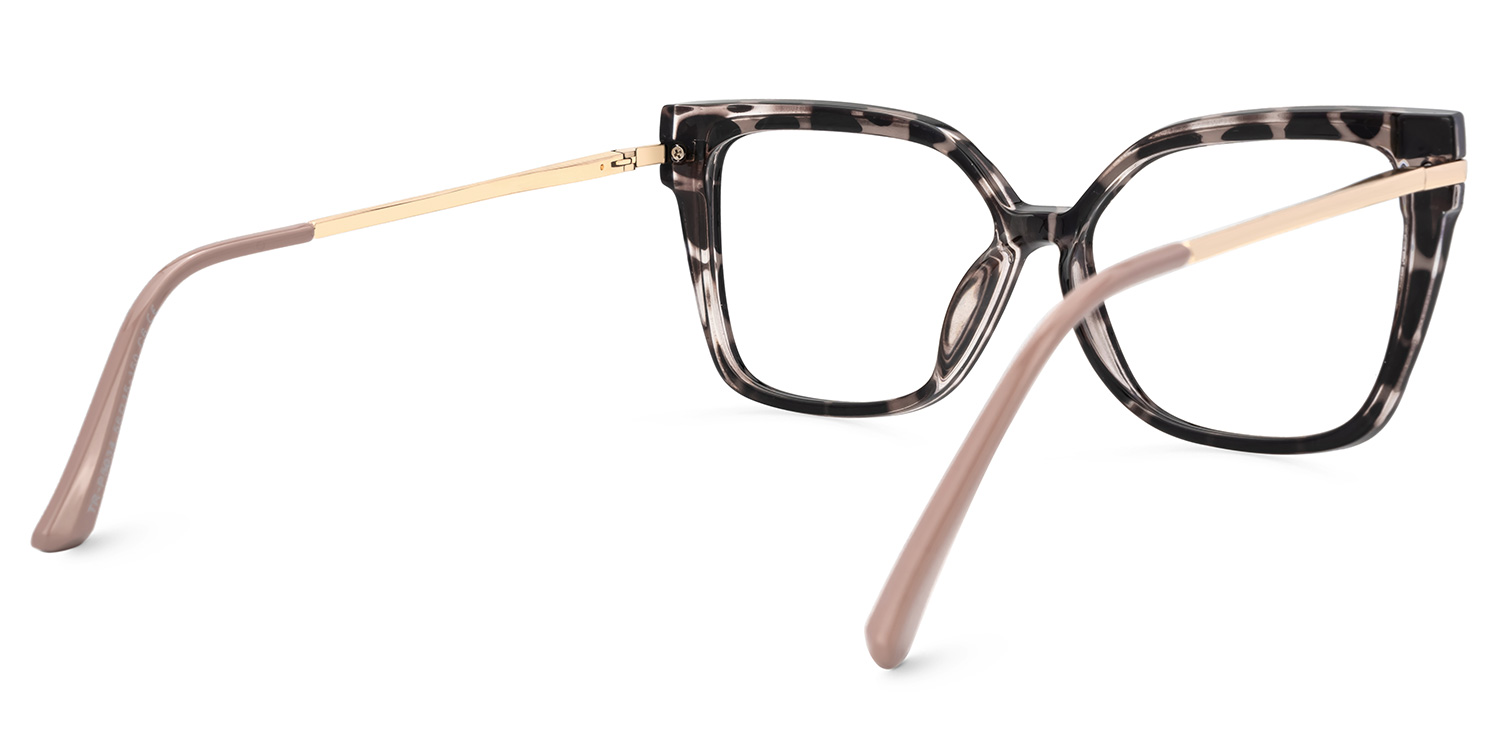 Chrisett Two-Tone Square Designer Eyeglasses3