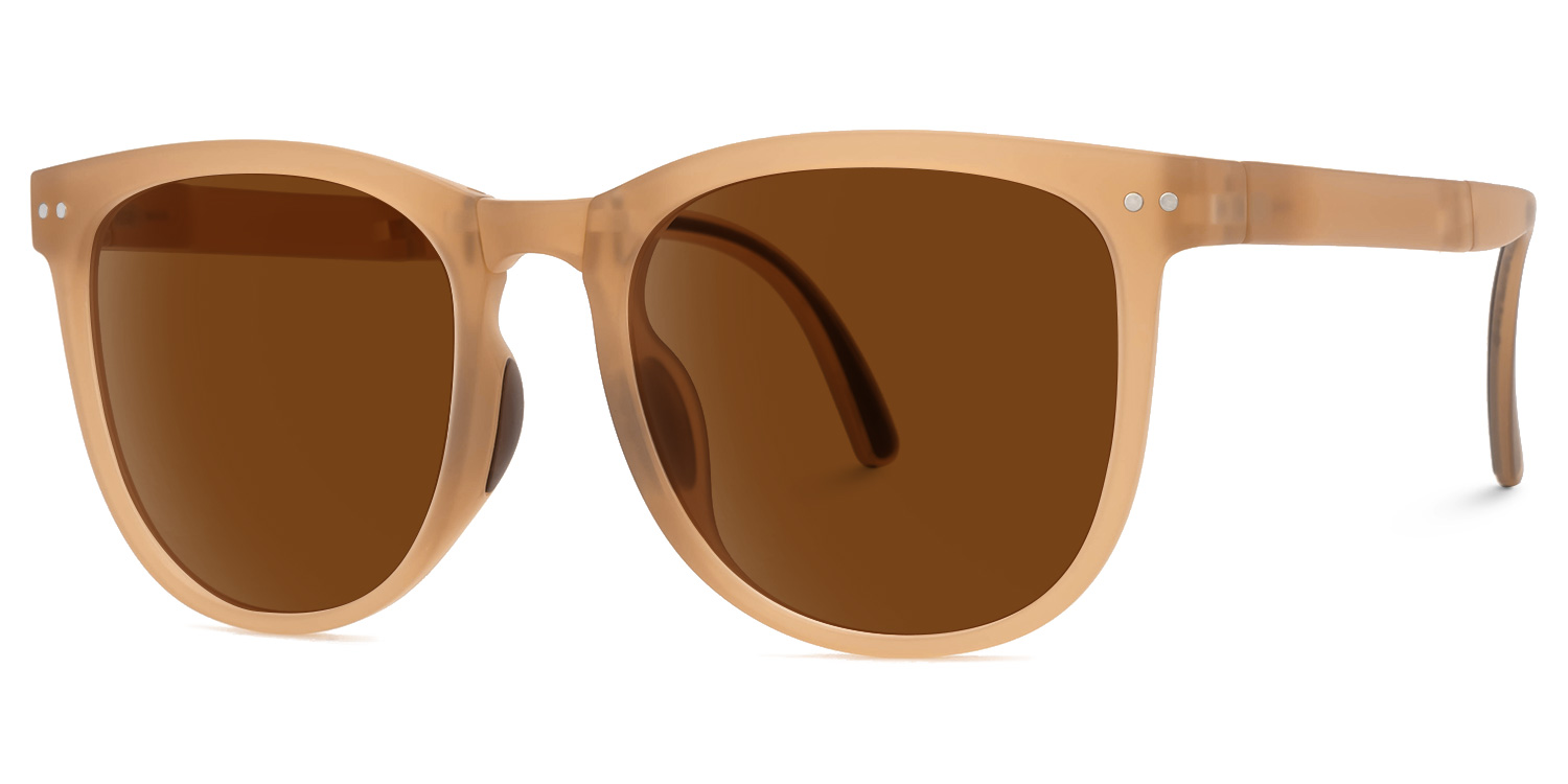 Lindzy Square Champagne Sunglasses2