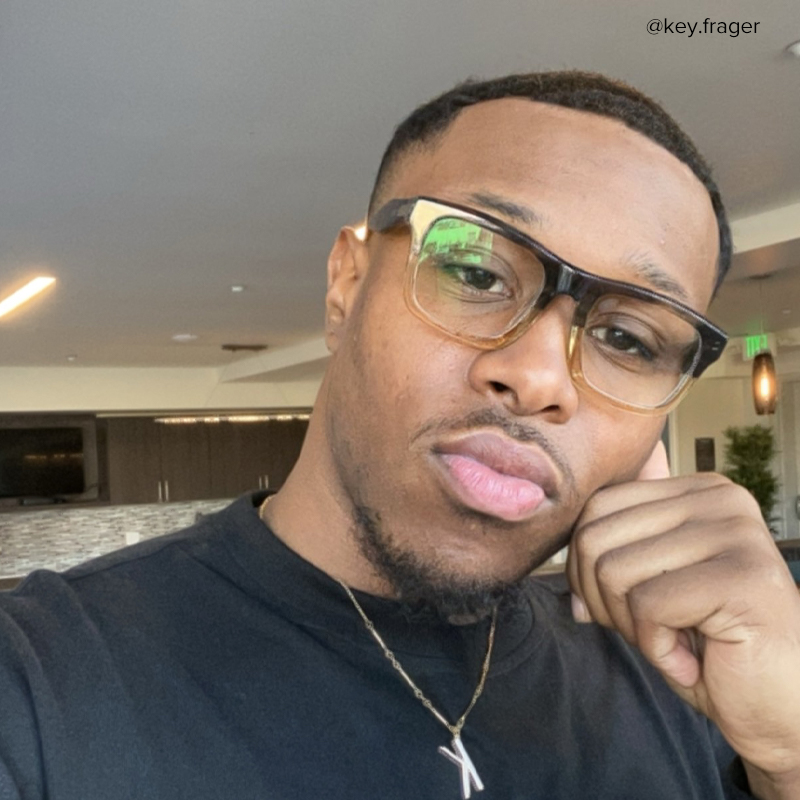 Rectangle Brown Glasses | Zeelool Eyeglass Frame Online6