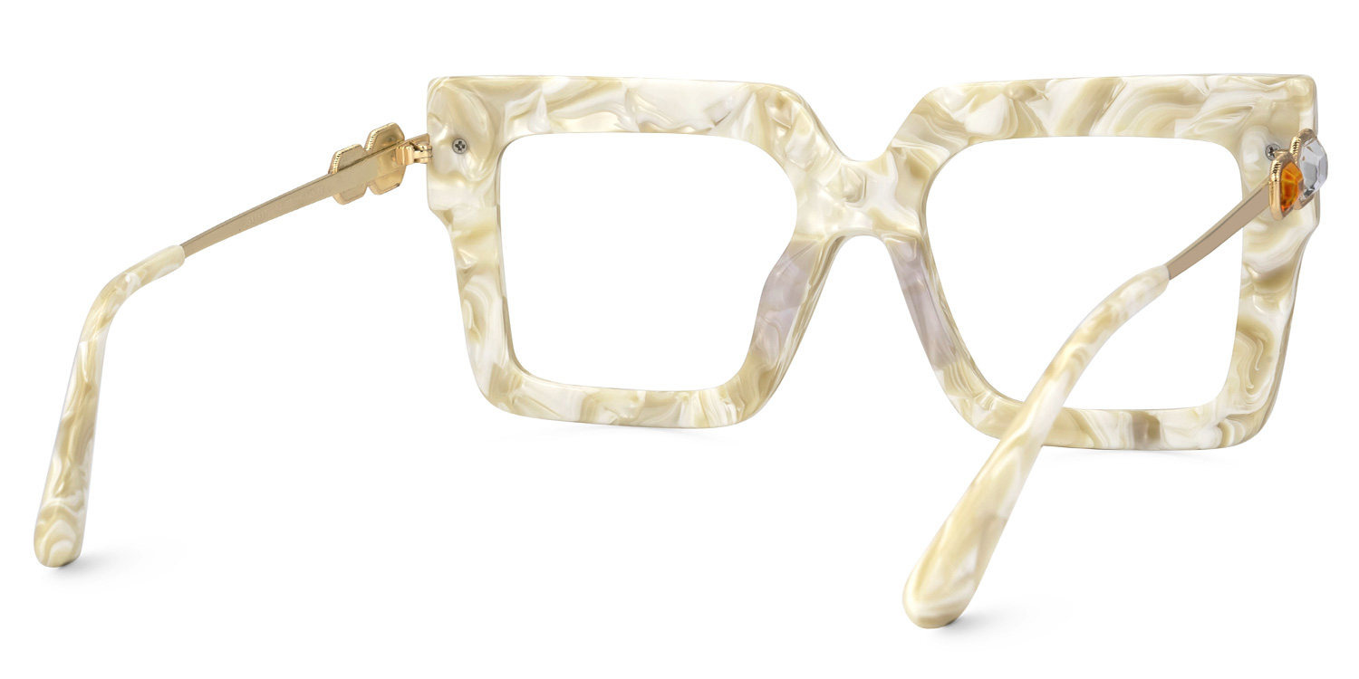 Radic Square Marble Glasses3