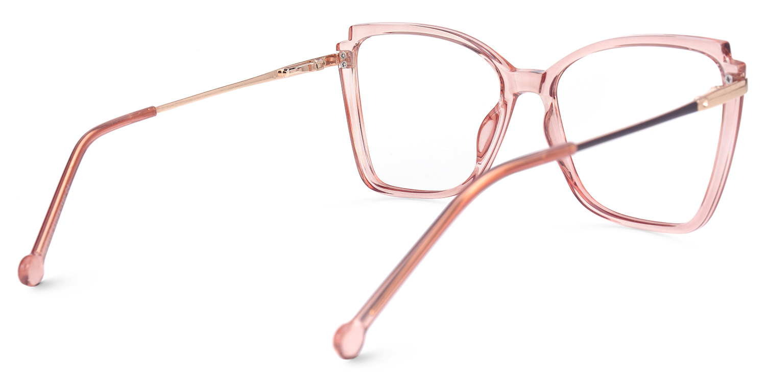 Cateye Kristen Pink Glasses deals -Zeelool Glasses3