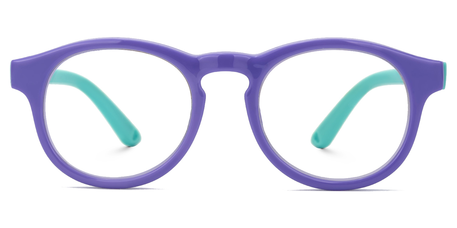 Gilgal Round Purple Frame Eyeglasses for Toddlers0