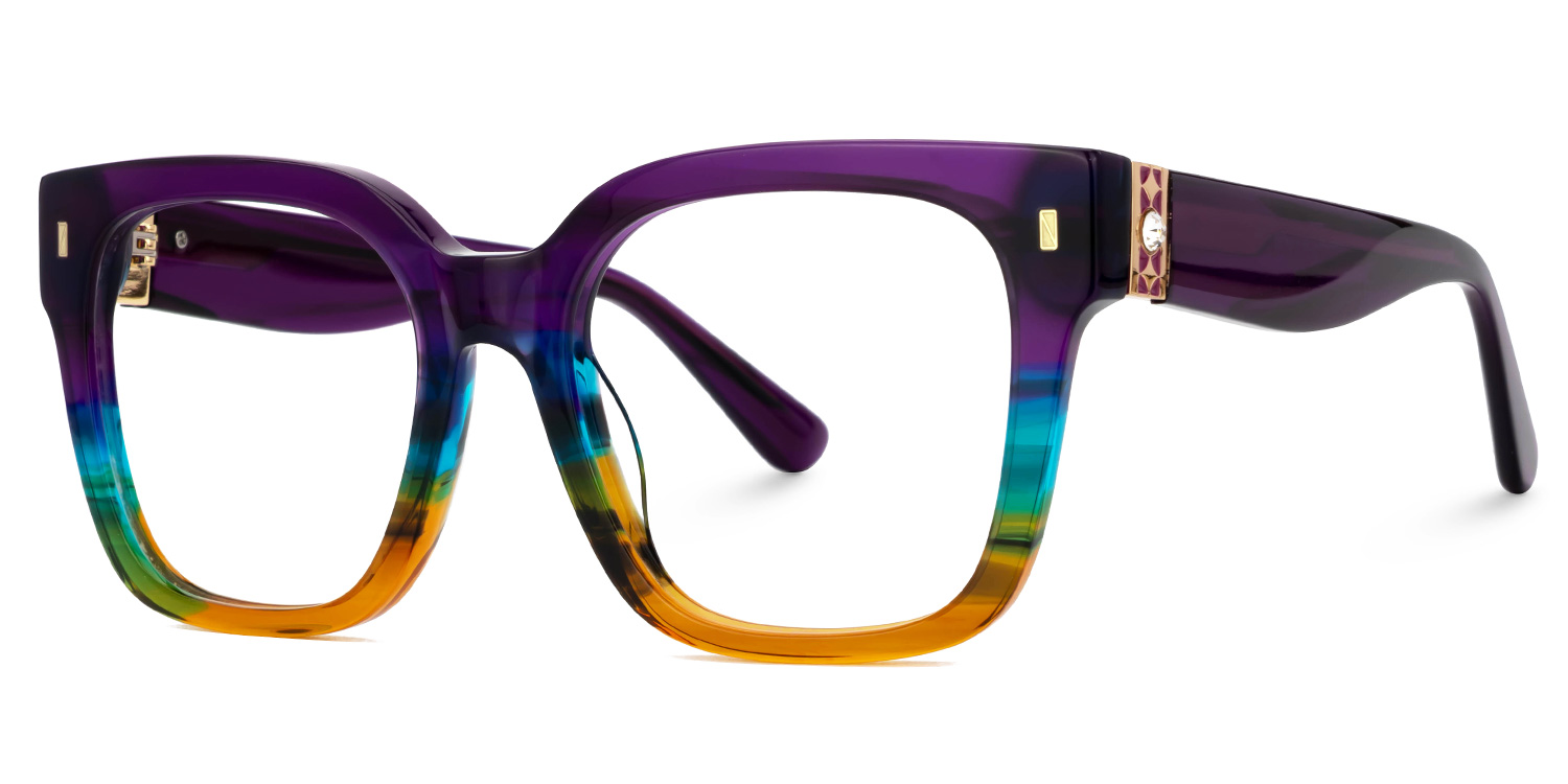 Scicluna Square Multicolor Glasses1