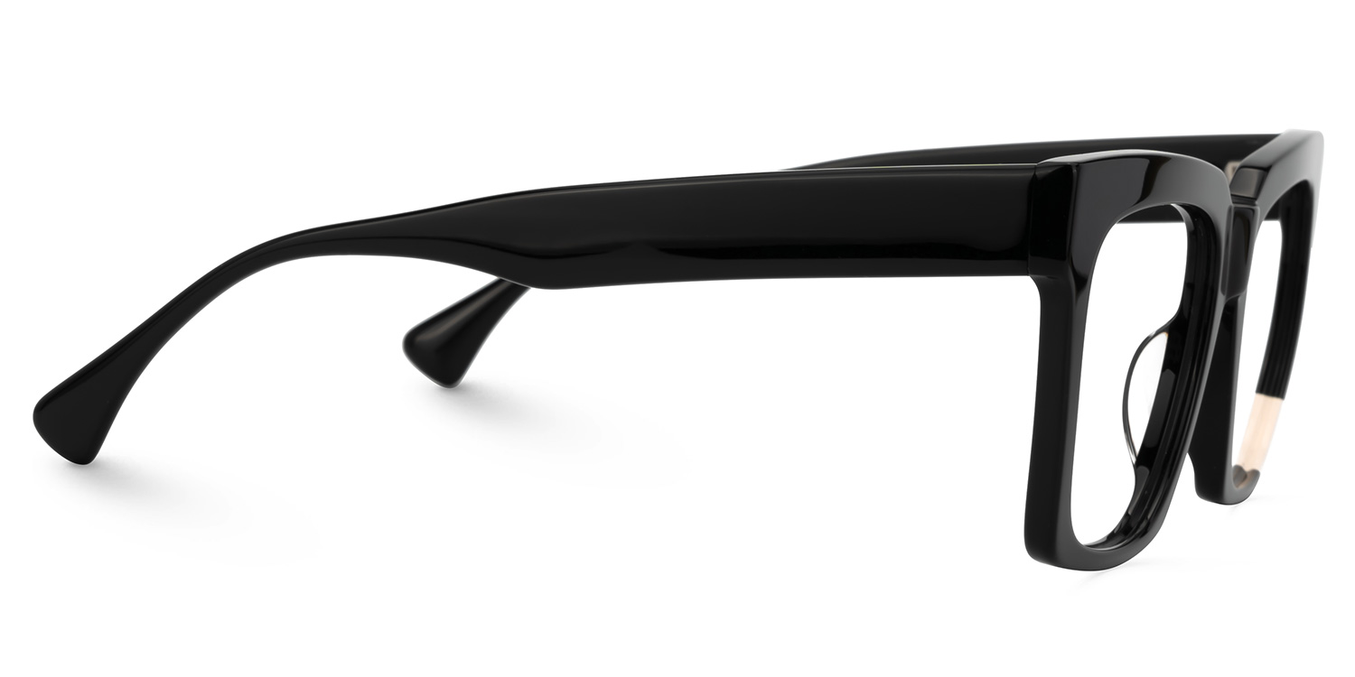 Barrios Square Black Glasses2