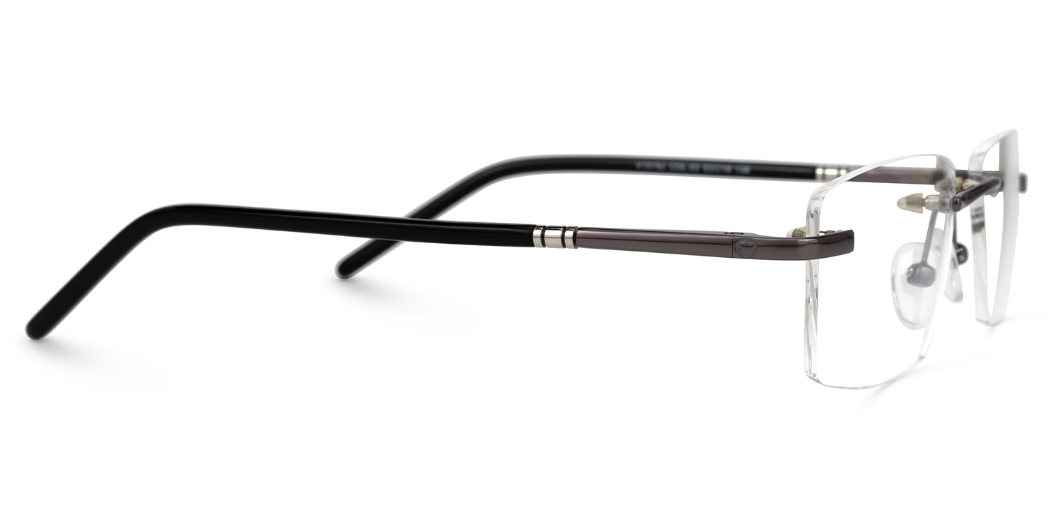 Amariliz Rectangle Black Glasses2