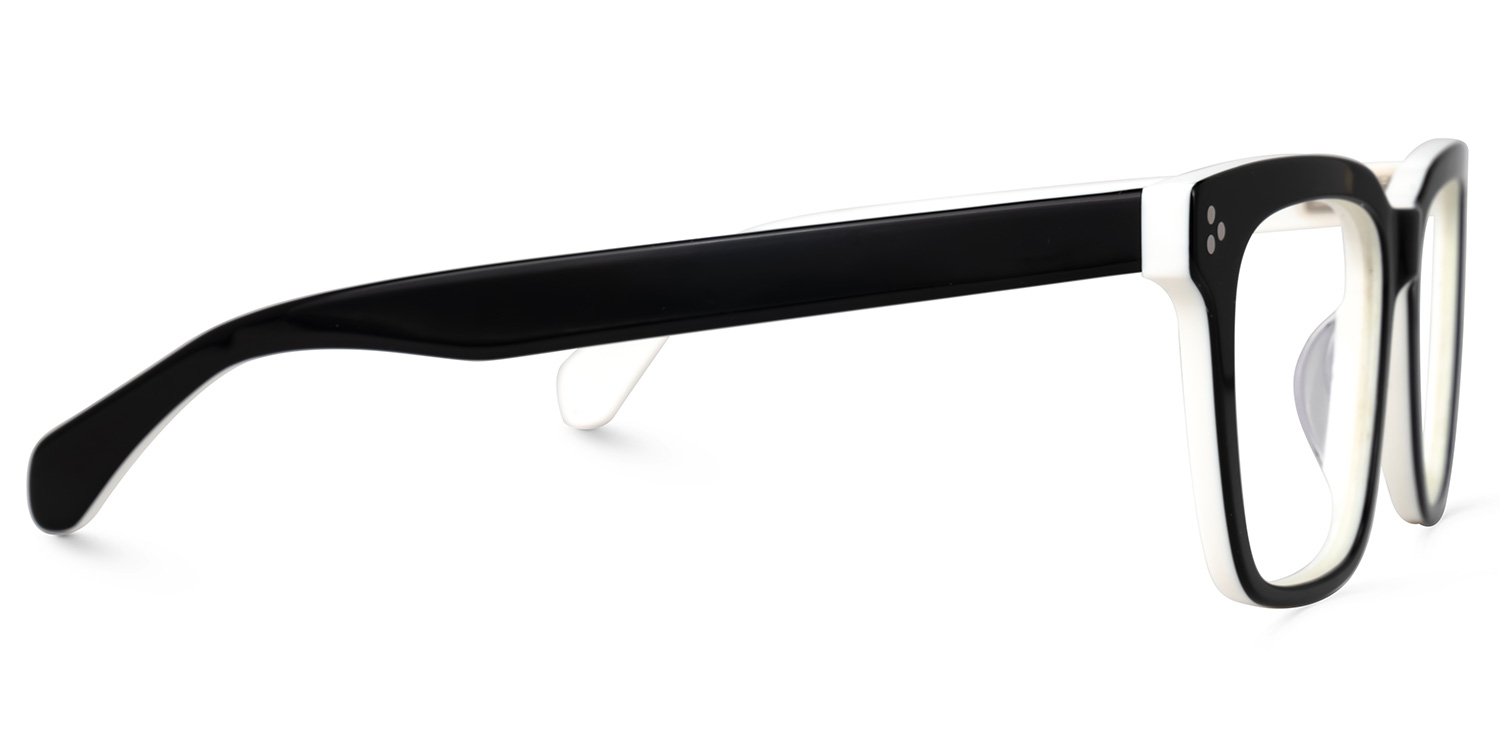 Demers Square Black Glasses2