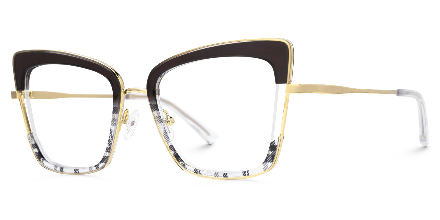 Jeanie Butterfly Two-Tone Glasses1