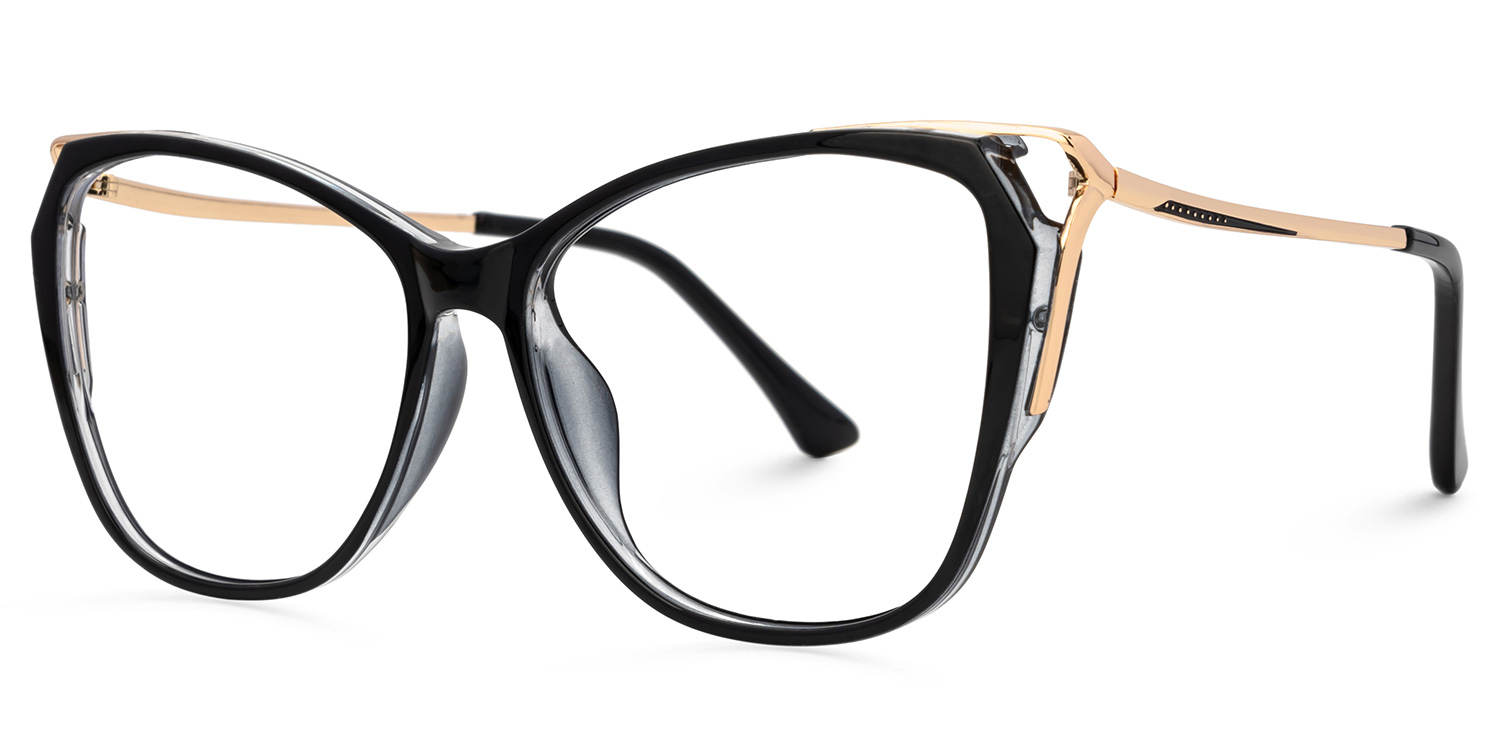 Alana TR90 Butterfly Black Frame Glasses | Zeelool1