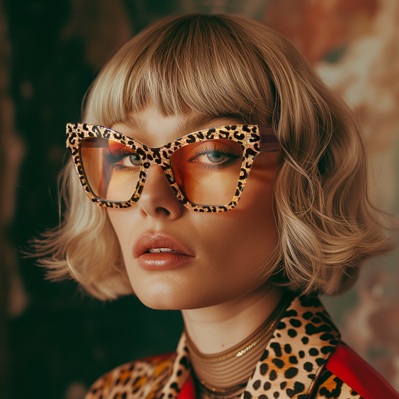 Ansyah Cateye Leopard Glasses4
