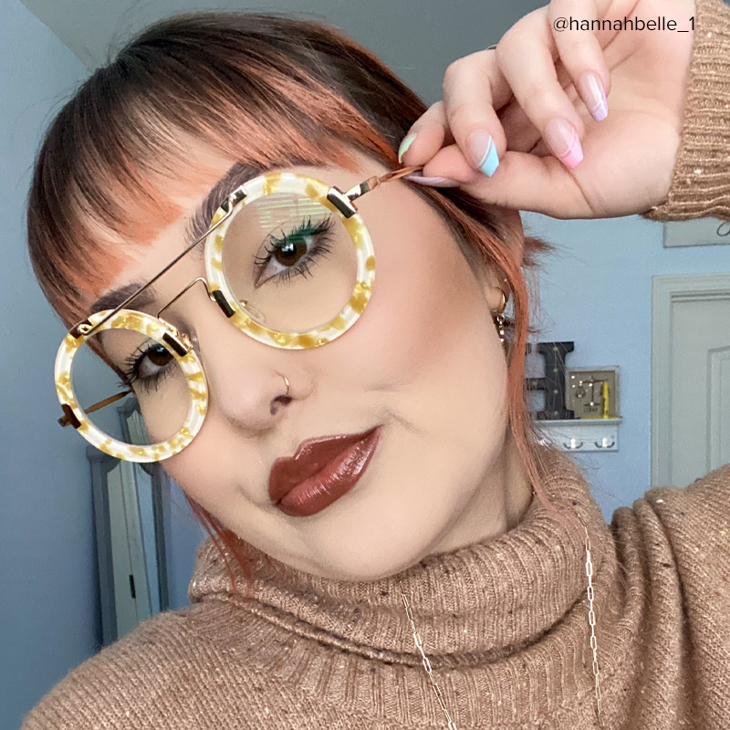 Martis Round Yellow-Floral Glasses4