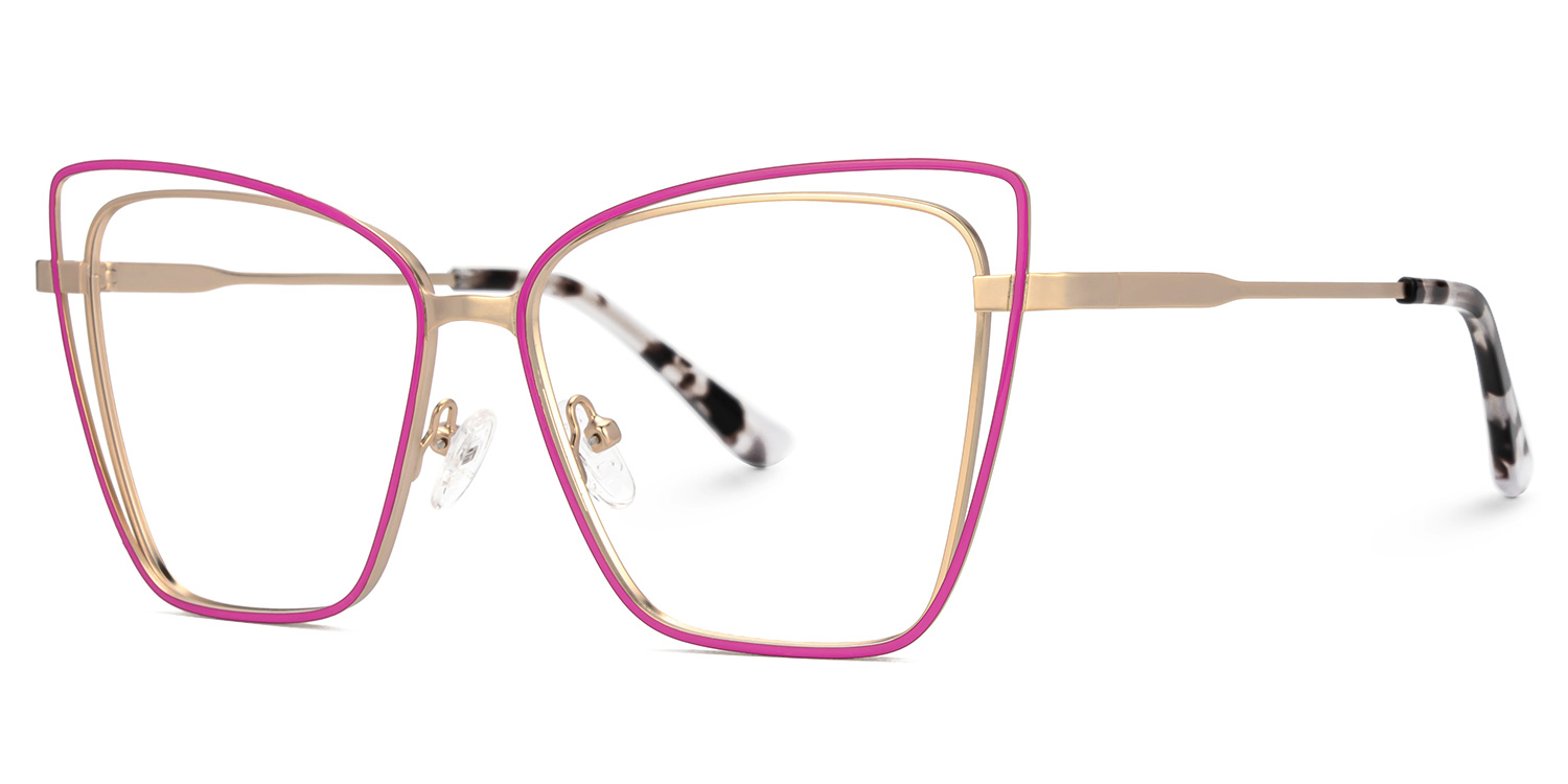 Castillo Butterfly Pink Glasses