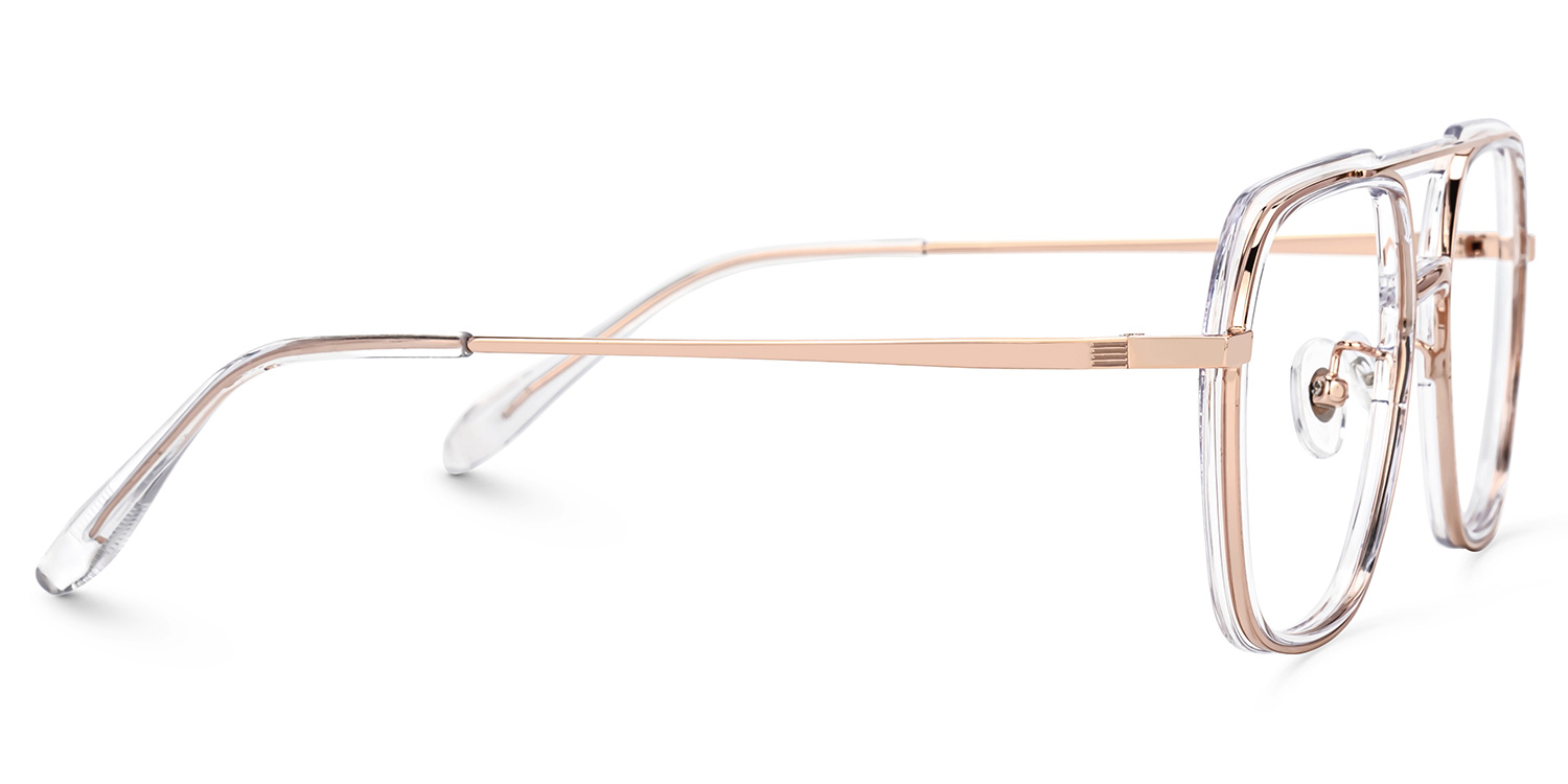 Crystal Vergie Aviator Frame Eyeglasses | Zeelool2