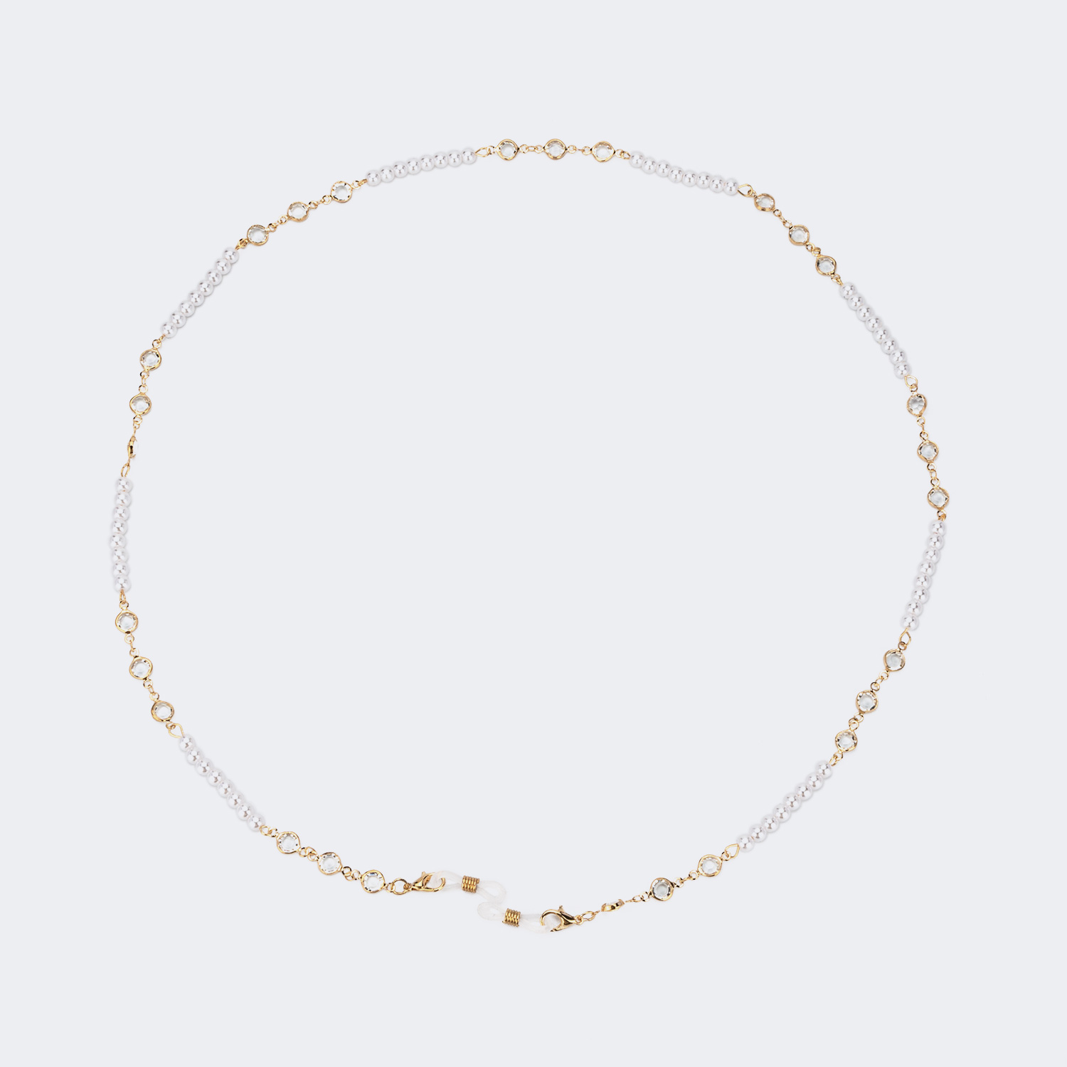 Stylish Crystal Diamond Pearl Eyeglasses Chains1