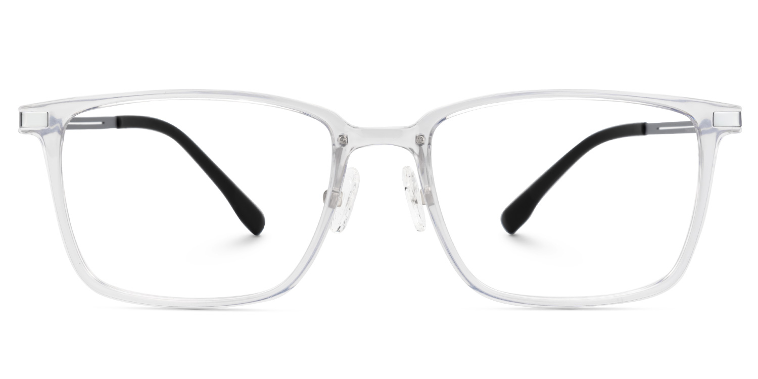 Gray Ivonne Rectangle Frame Eyeglasses | Zeelool0