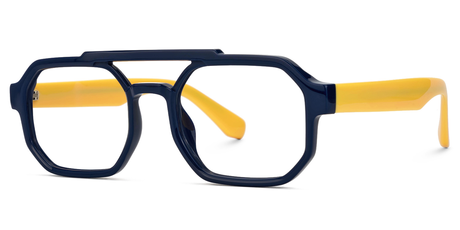 Salem Aviator Blue Glasses1