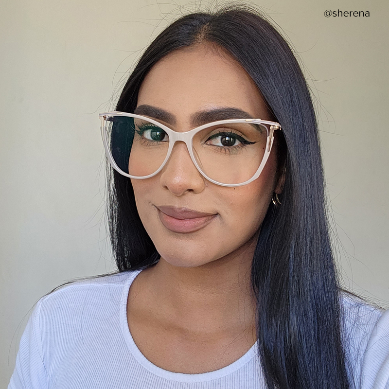 Yomary Cateye Khaki EyeGlasses | Zeelool Optical8