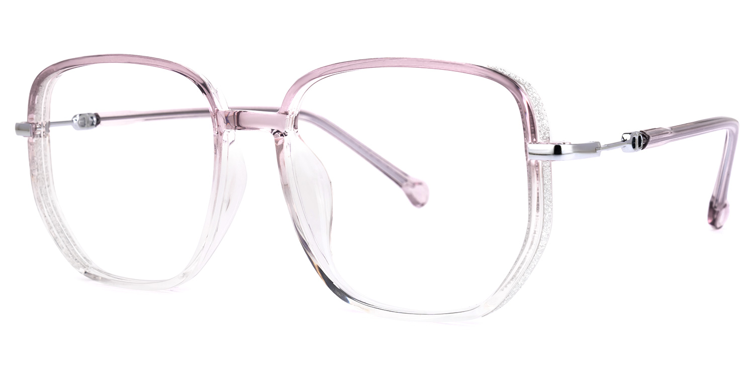Joana Geometric Purple Glasses1