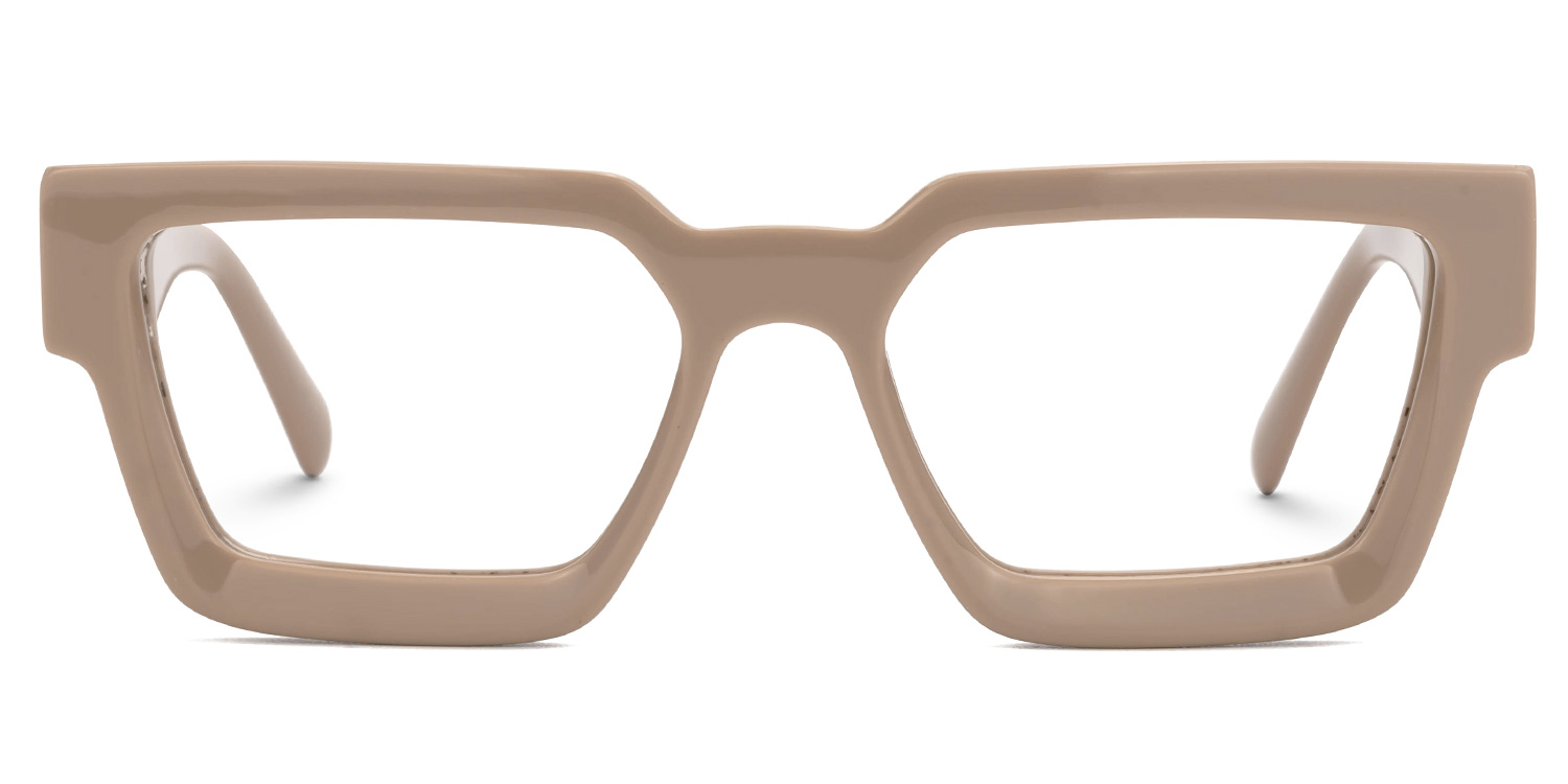 Gabriela Rectangle Brown Glasses0