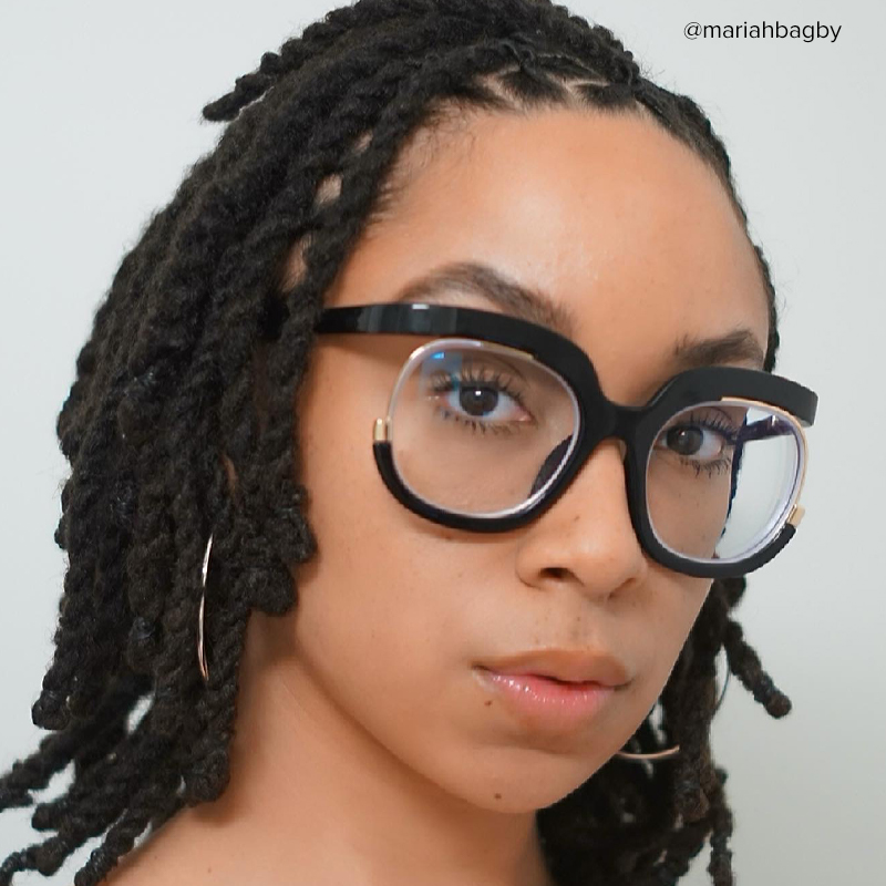Darice Round Black Glasses10