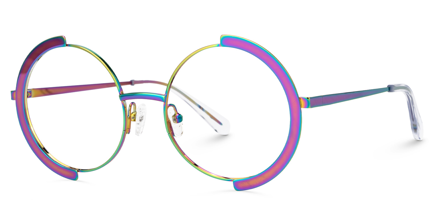 Crowe Round Iridescent Glasses1