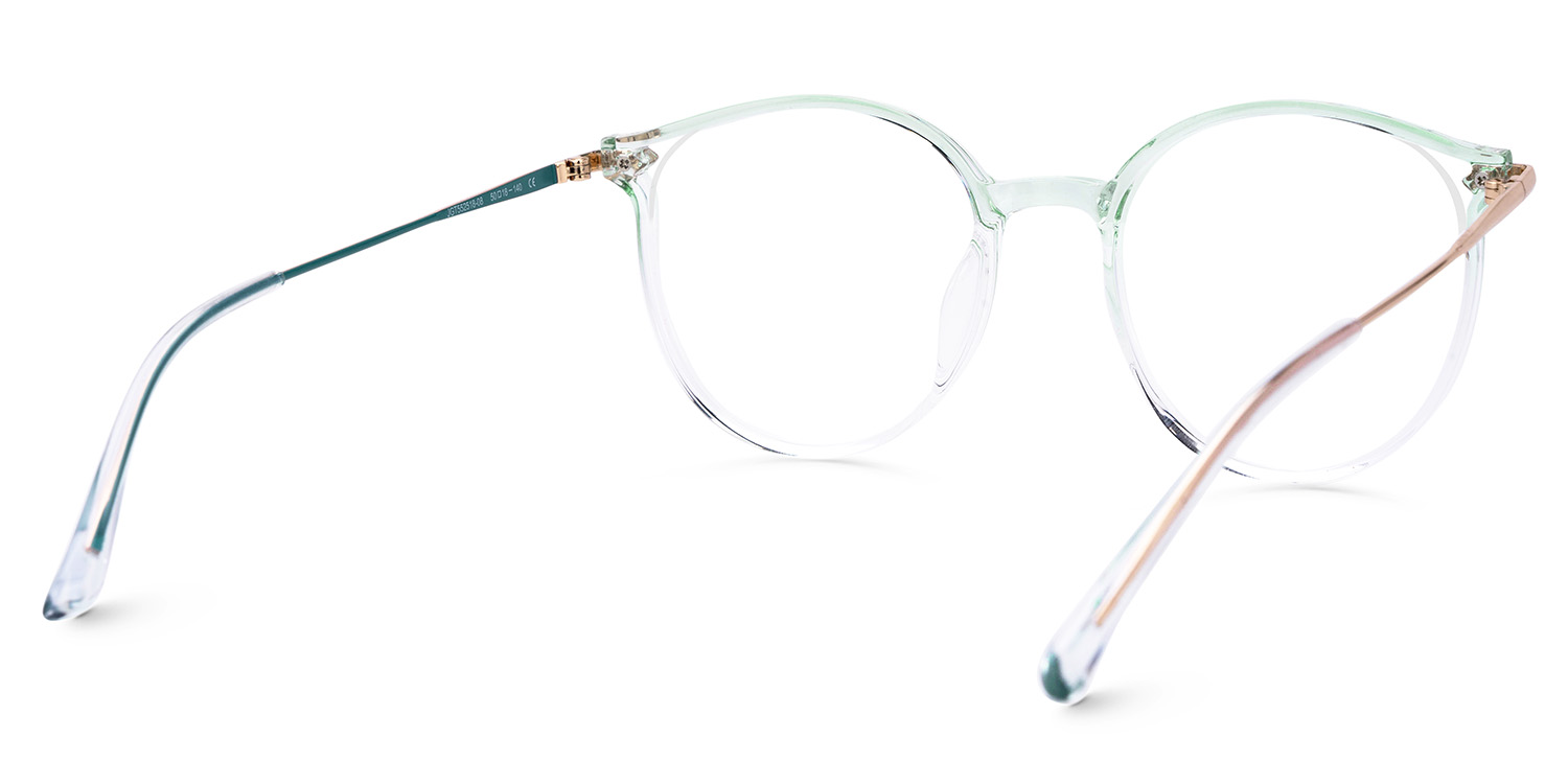 Caylan Round Green Glasses3