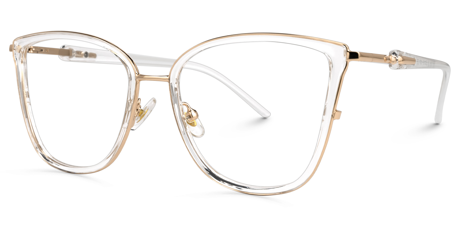 Cateye Marisa Crystal Glasses deals -Zeelool Glasses1