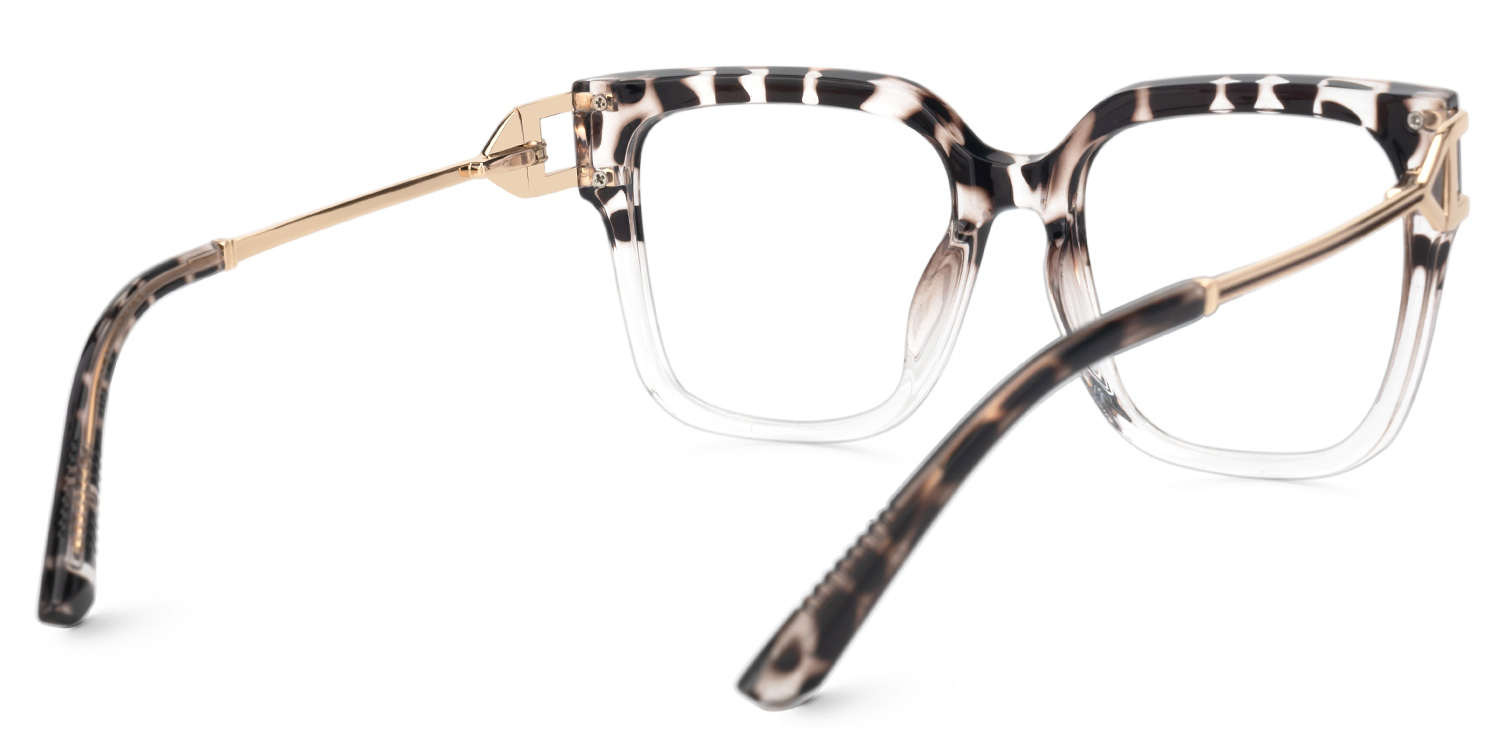 Juany Square Tortoise Glasses2