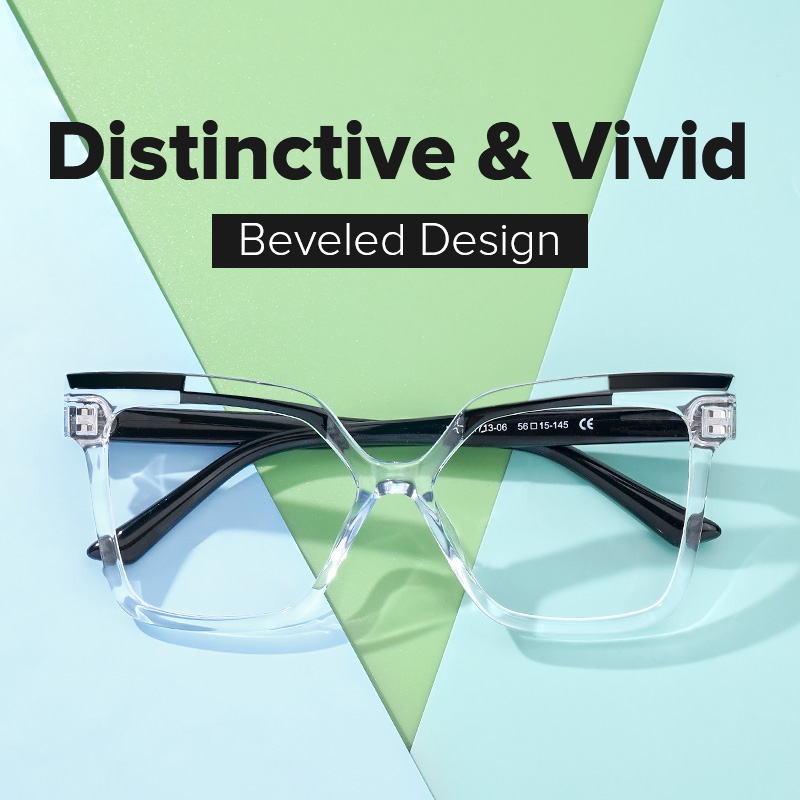 Square Eboney Crystal Glasses deals -Zeelool Glasses4