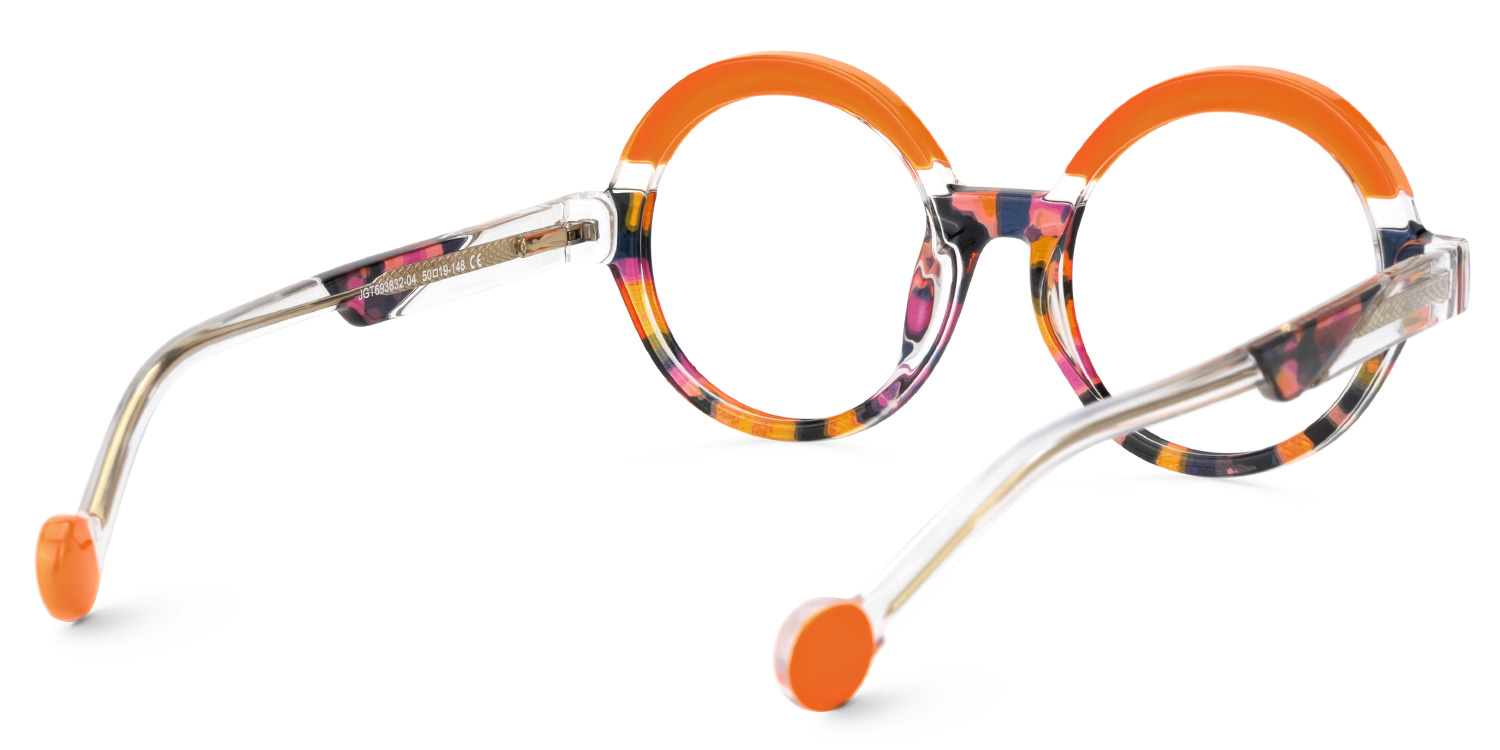 Shermier Round Two-Tone Glasses3