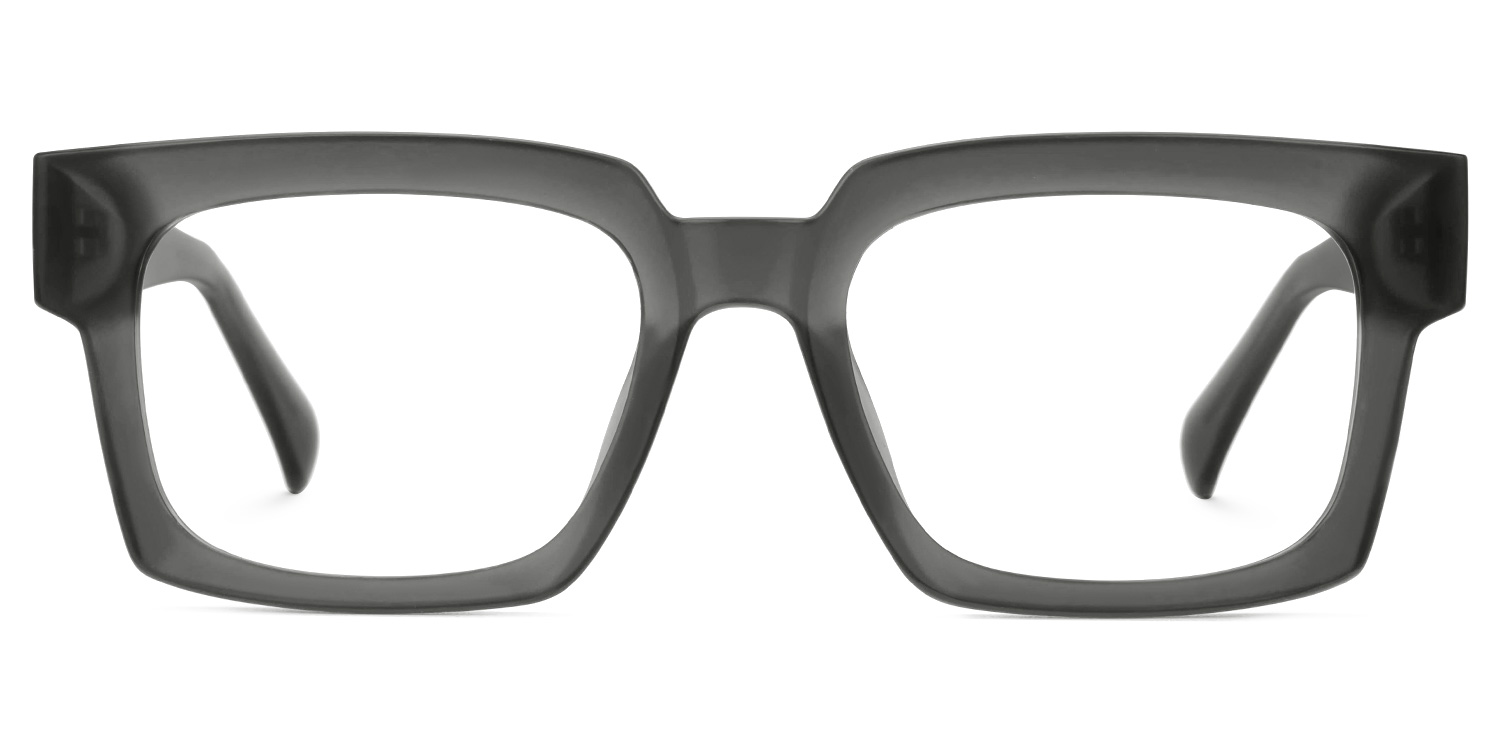 Amadeo TR90 Rectangle Gray Frame Glasses | Zeelool0