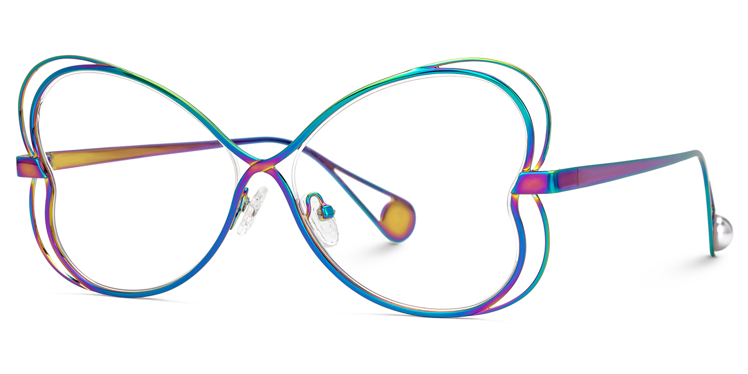 Designer Aretha Glasses in Metal Full-Frame1