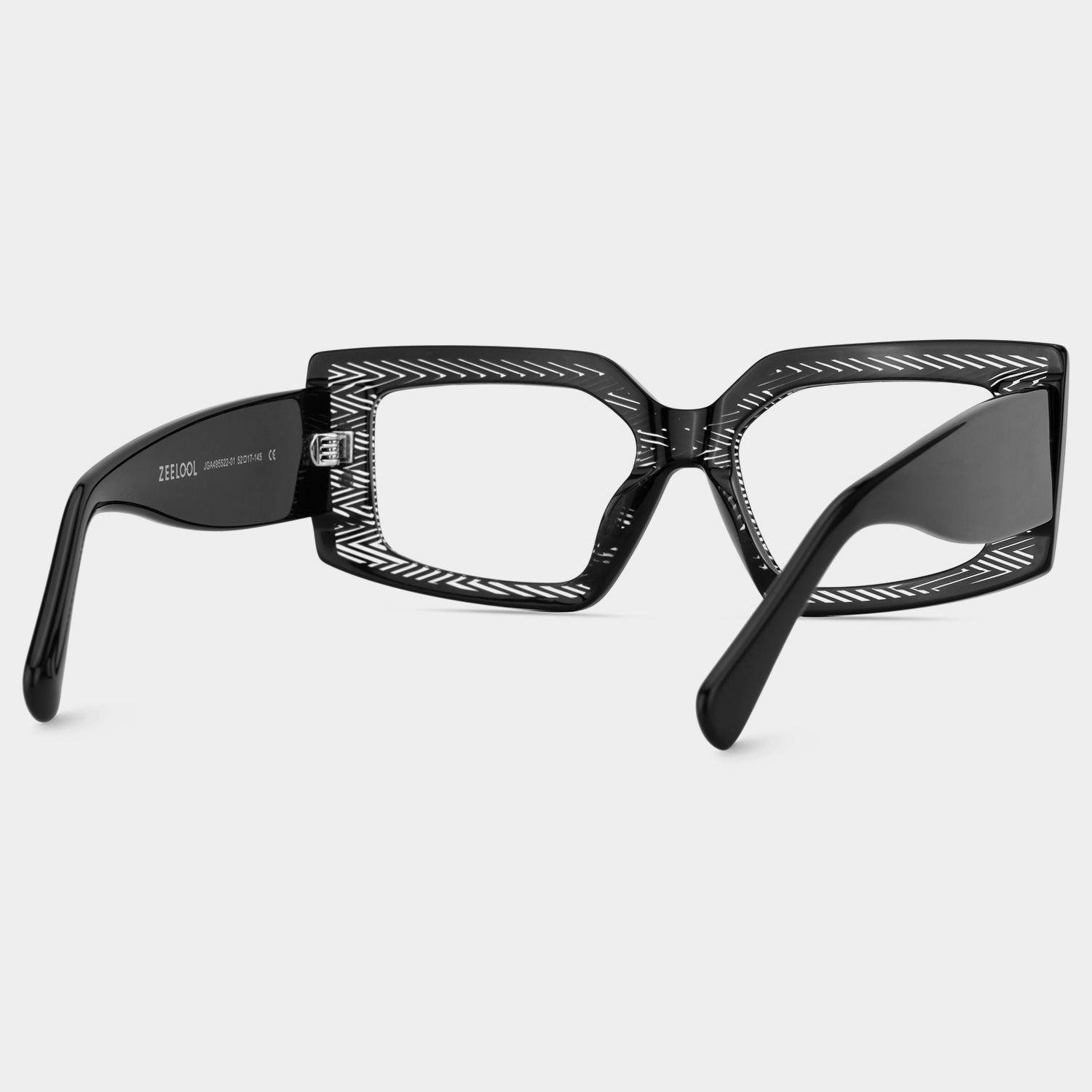 Mechelle Blue Eyeglasses in Square Full-Frame | Zeelool4