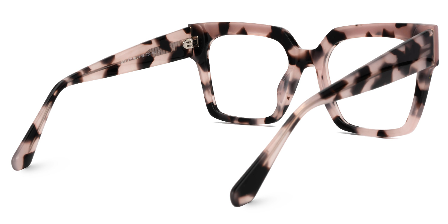 Merelin Pink-Tortoise Eyeglasses with Square Shape3