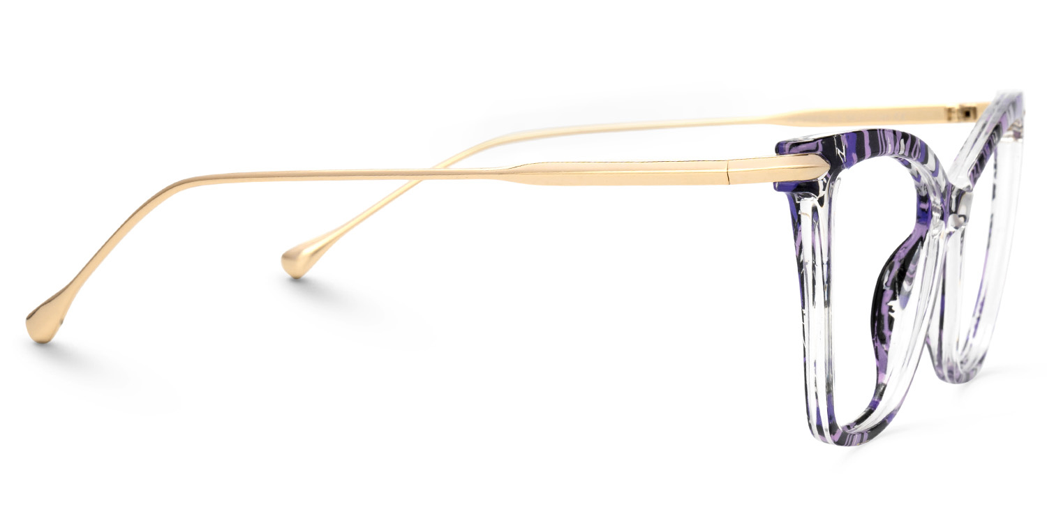 New Arrival Purple Striped for Hilary Frame Glasses | Zeelool2