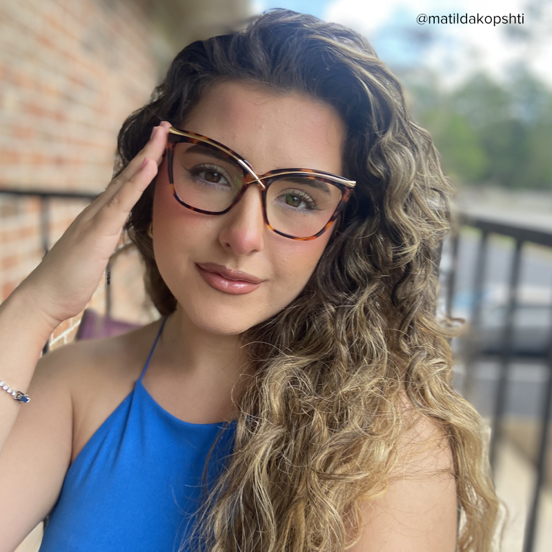 Winston Butterfly Tortoise Frame Glasses | Zeelool Optical7