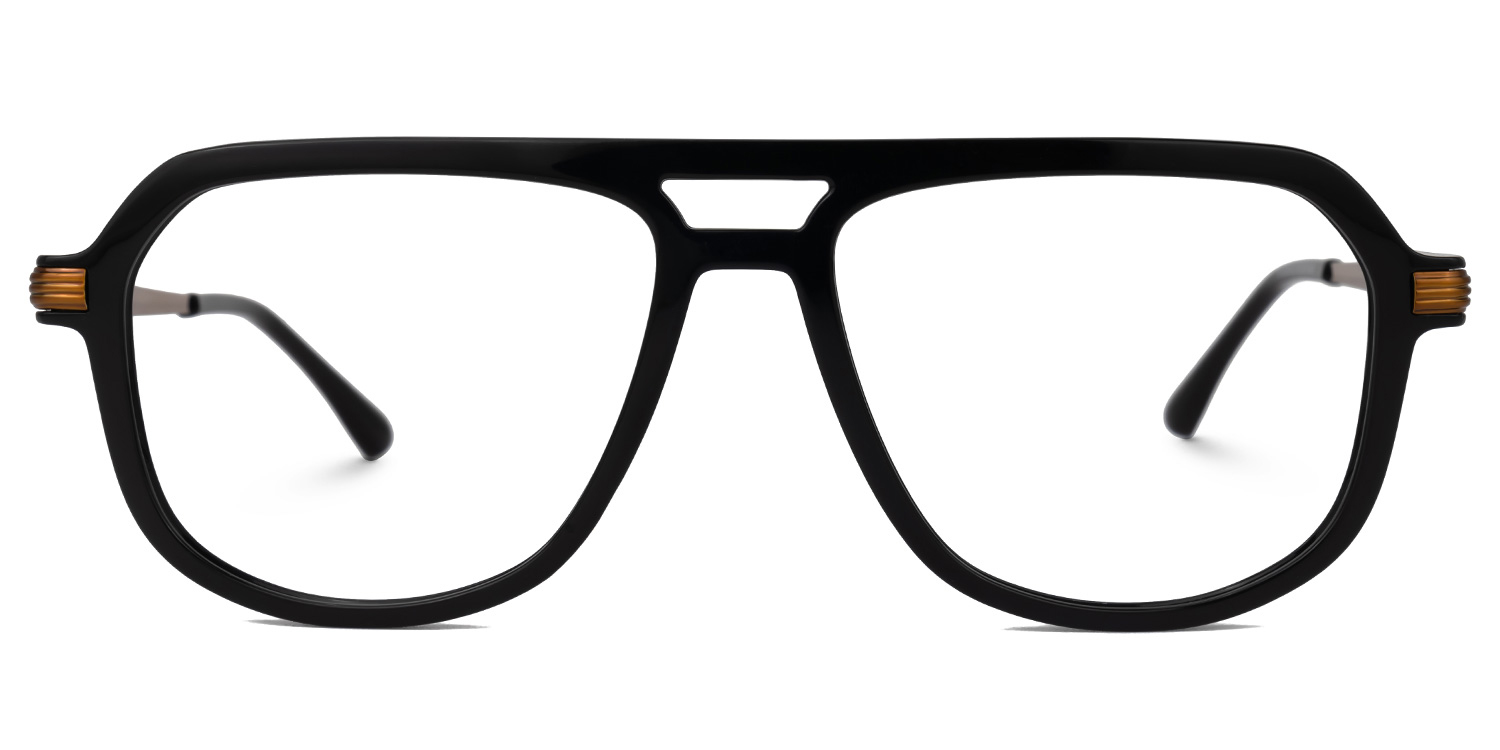 Fonseca Aviator Black Glasses