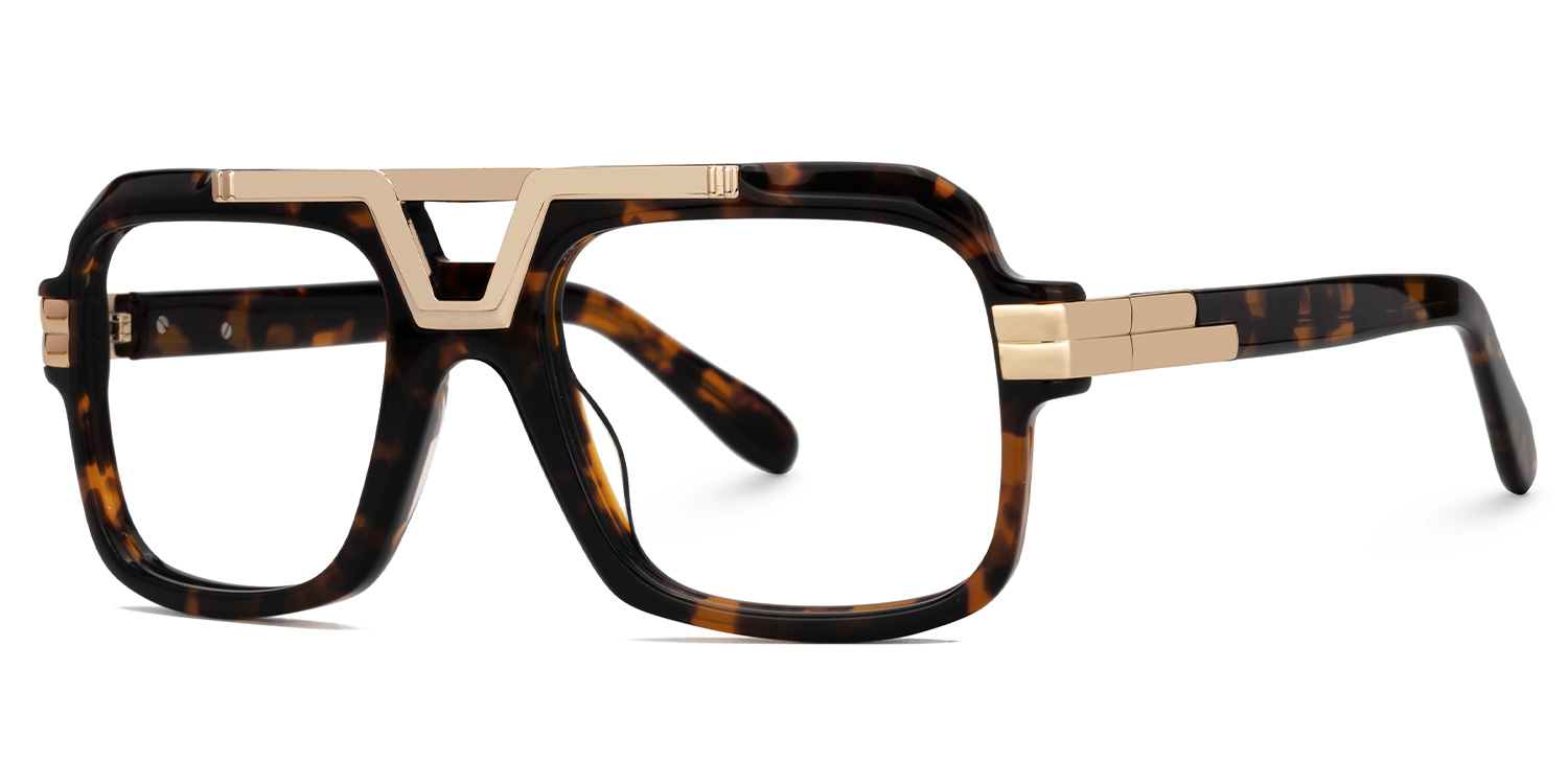 Croswell Acetate Aviator Tortoise Frame Glasses | Zeelool1