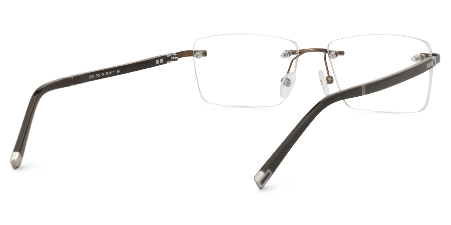 Kosar Square Brown Glasses3