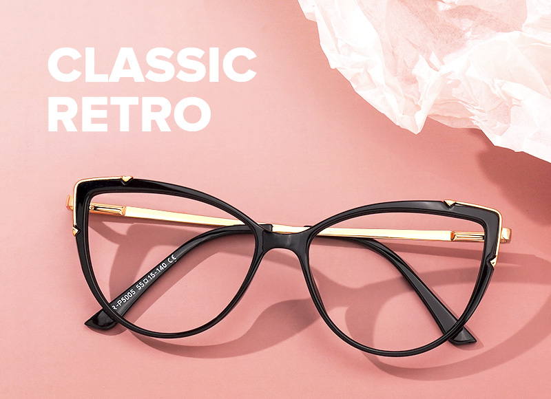 Full frame Yulissa Eyeglasses with TR90 for women -Zeelool Glasses4