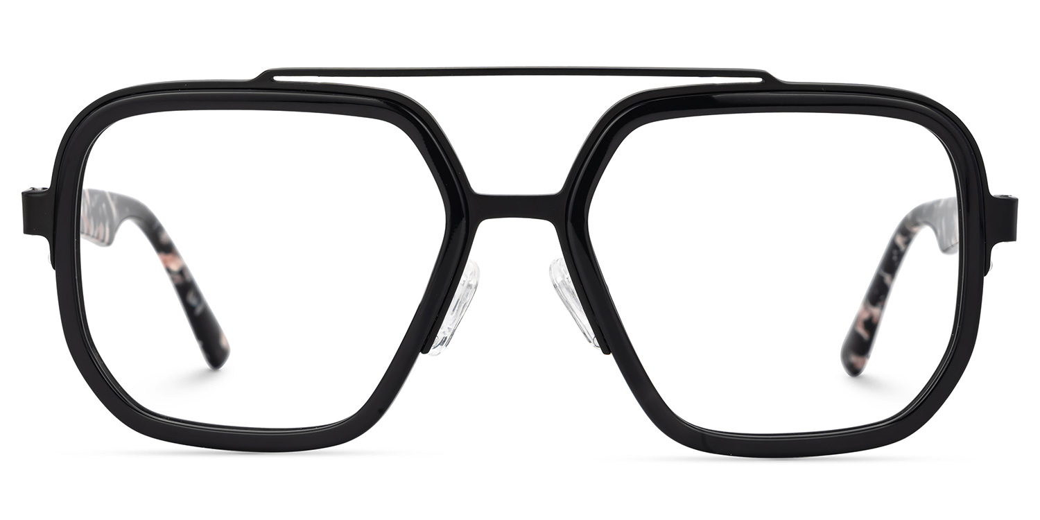 Ace Black Aviator Frame Glasses Online | Zeelool0