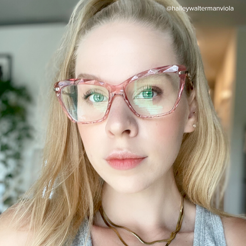 Juliet Cat-eye Pink Frame Glasses | Zeelool Optical9