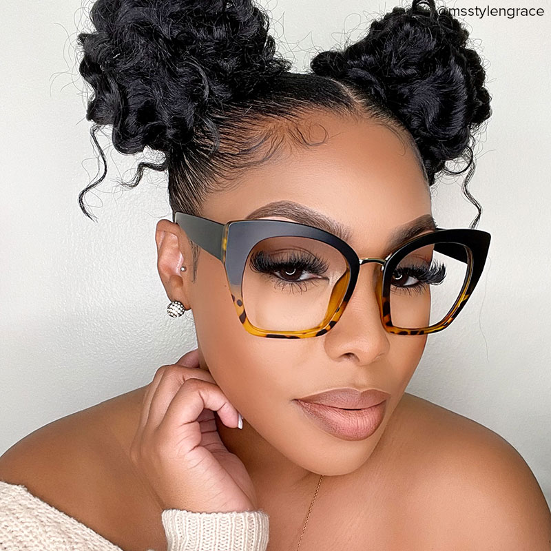 Denis Cat Eye Black Glasses7