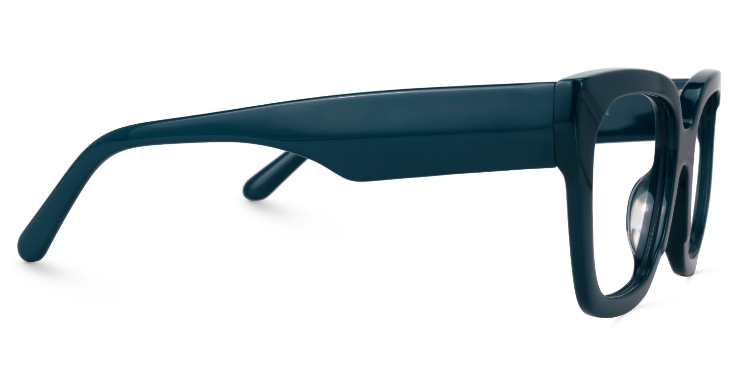 Rainna Square Green Glasses2