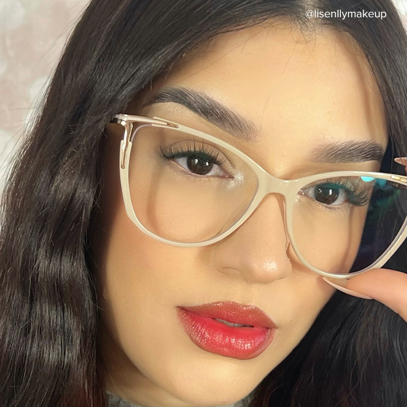 Yomary Cateye Khaki EyeGlasses | Zeelool Optical9