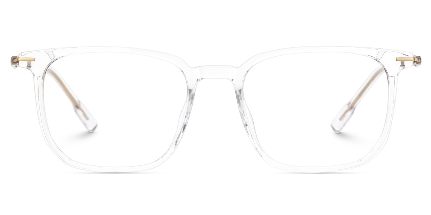 Varlox Crystal Rectangle Frame Glasses Online | Zeelool Optical0