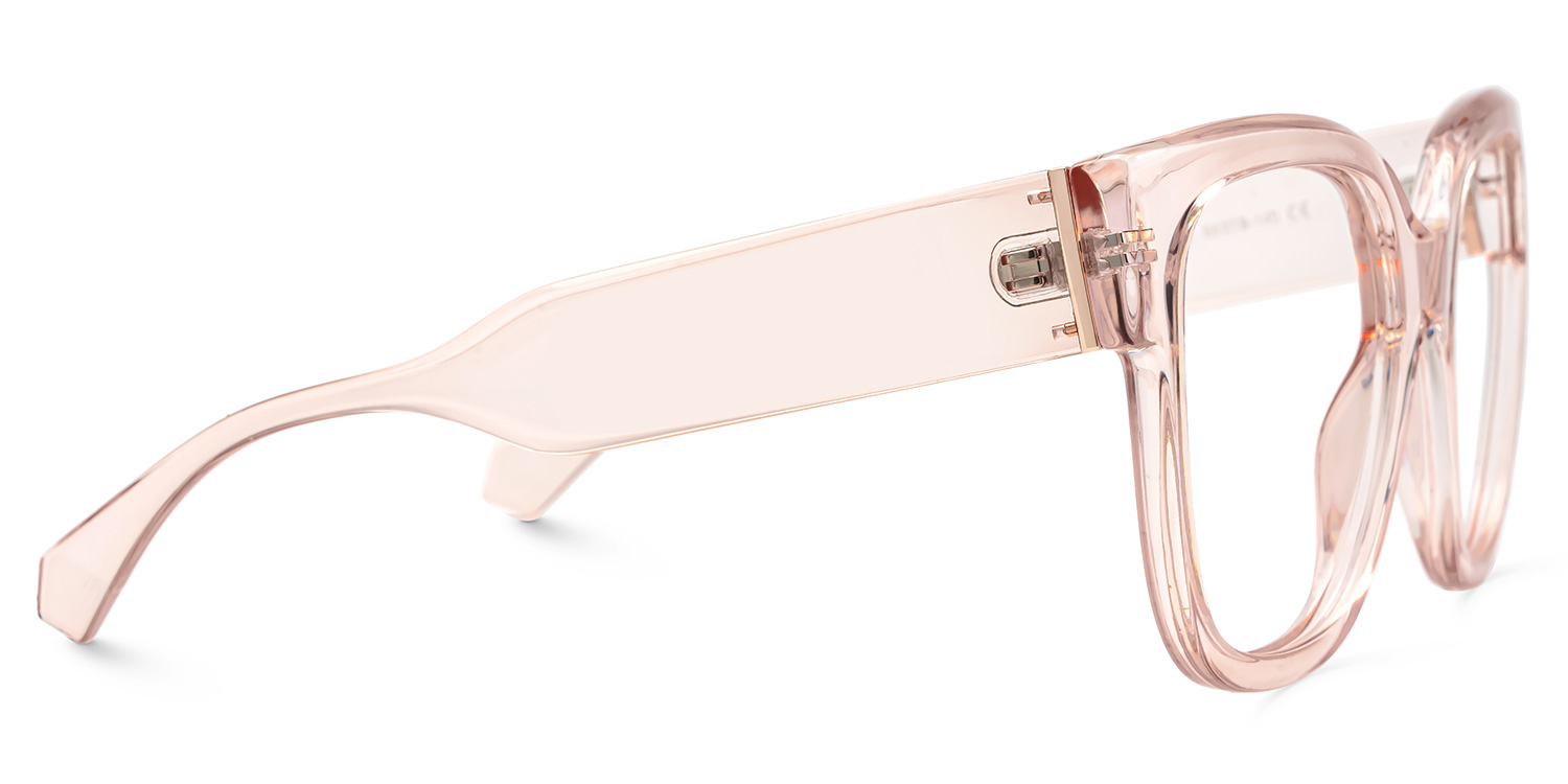 Reineke Pink Square Designer Eyeglasses2