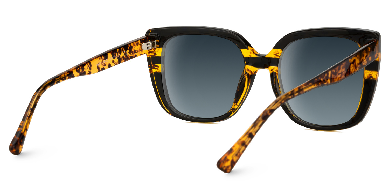 Brenda Square Tortoise Sunglasses | Zeelool Glasses3